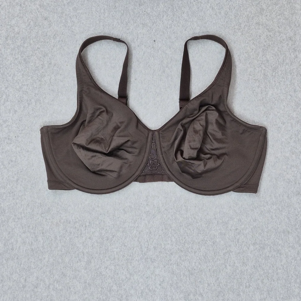Avenue Body Women Bra 42DDD Brown Minimizer Underwired Strap Adjustable